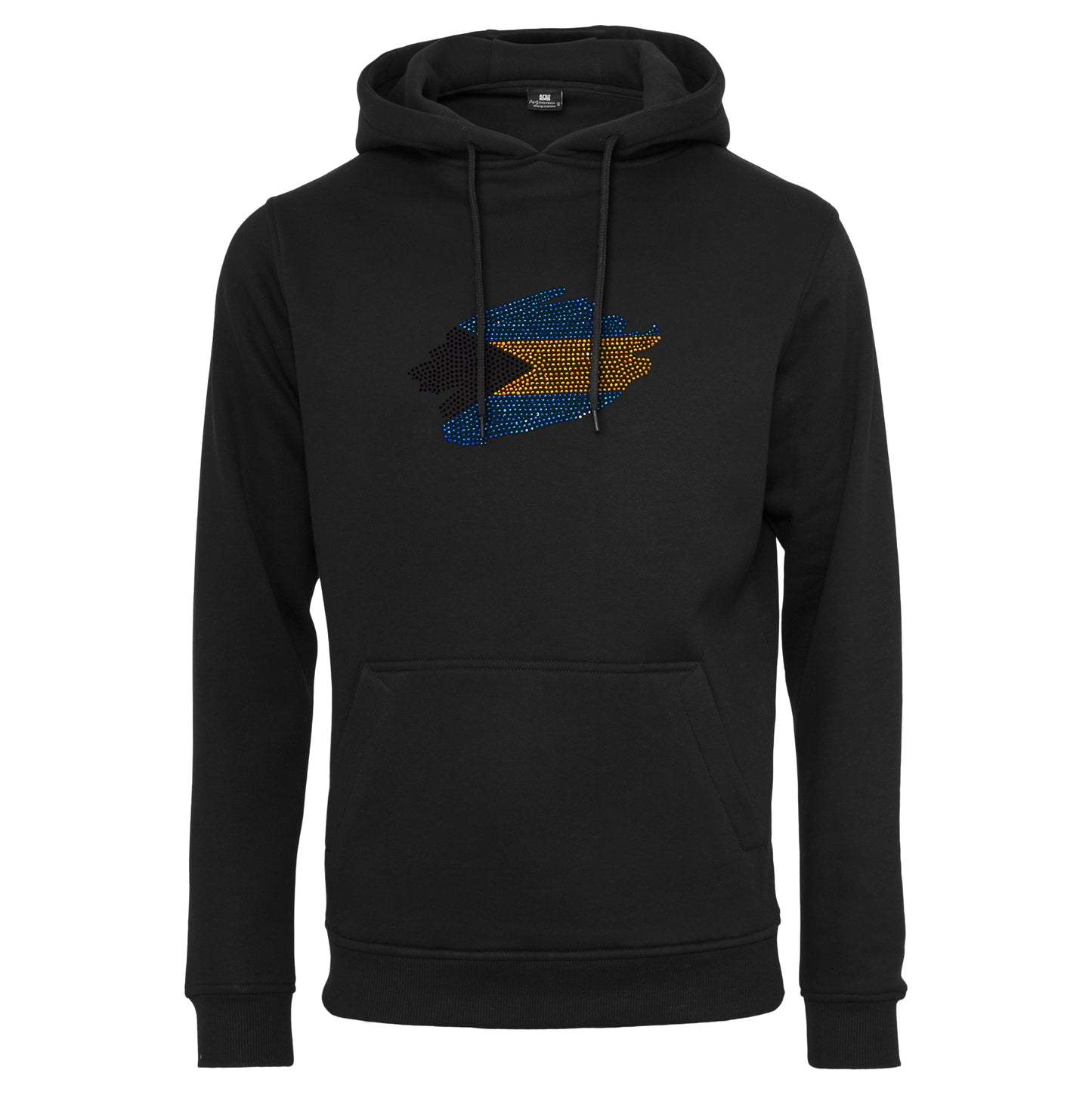 The Bahamas Unisex rhinestone premium hoodie in black