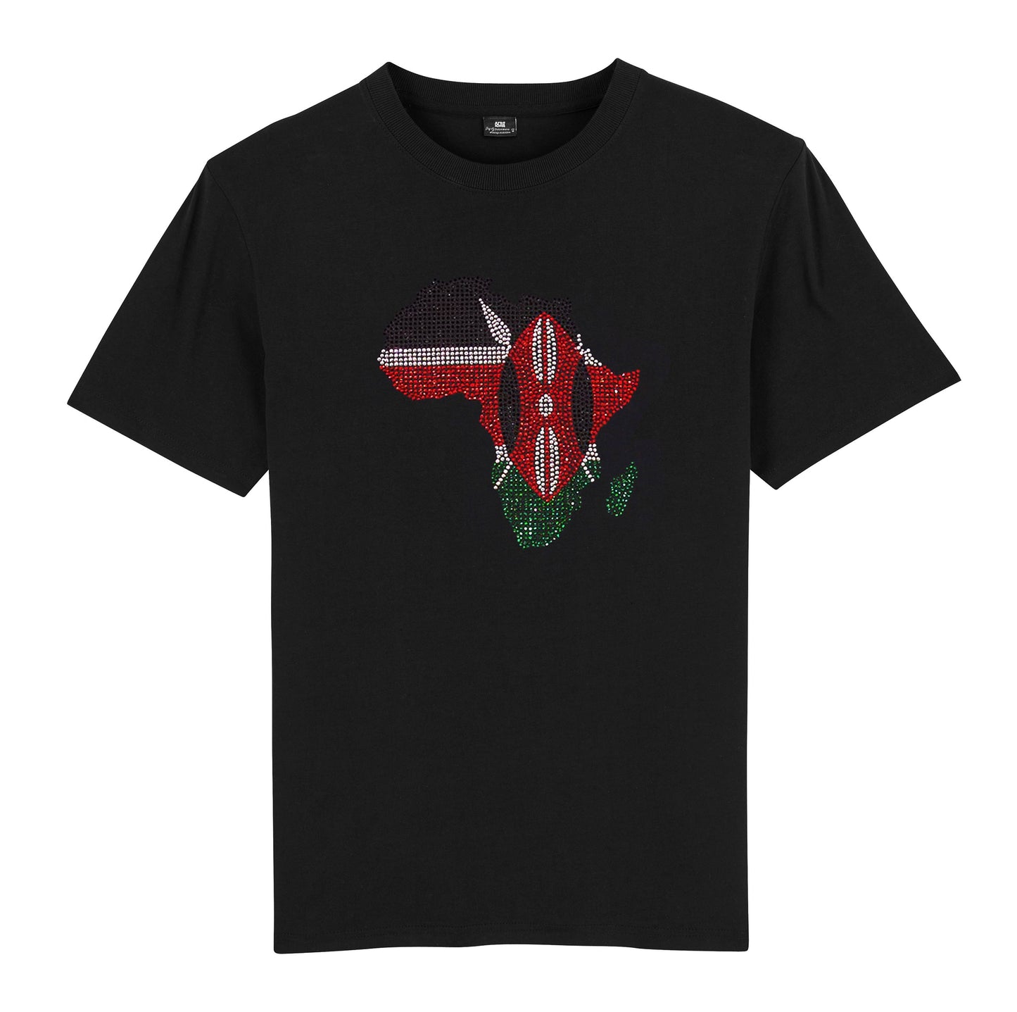 Kenya Mens Unisex premium t-shirt in black