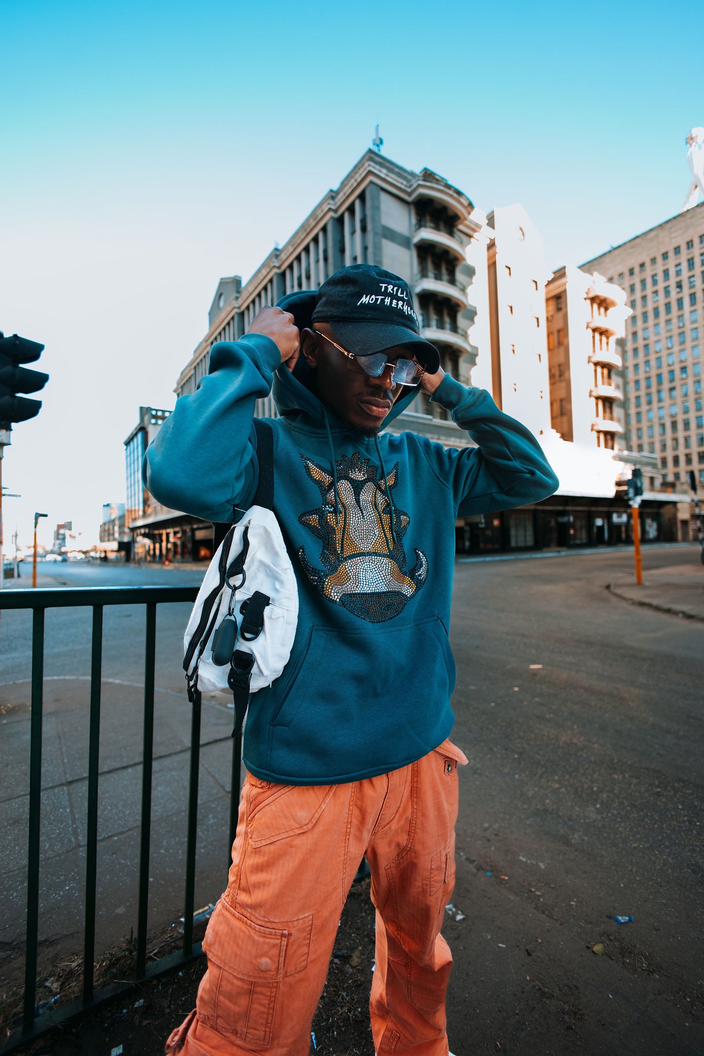 Humba • iNgulungundu rhinestone premium hoodie in Enchanted Forest